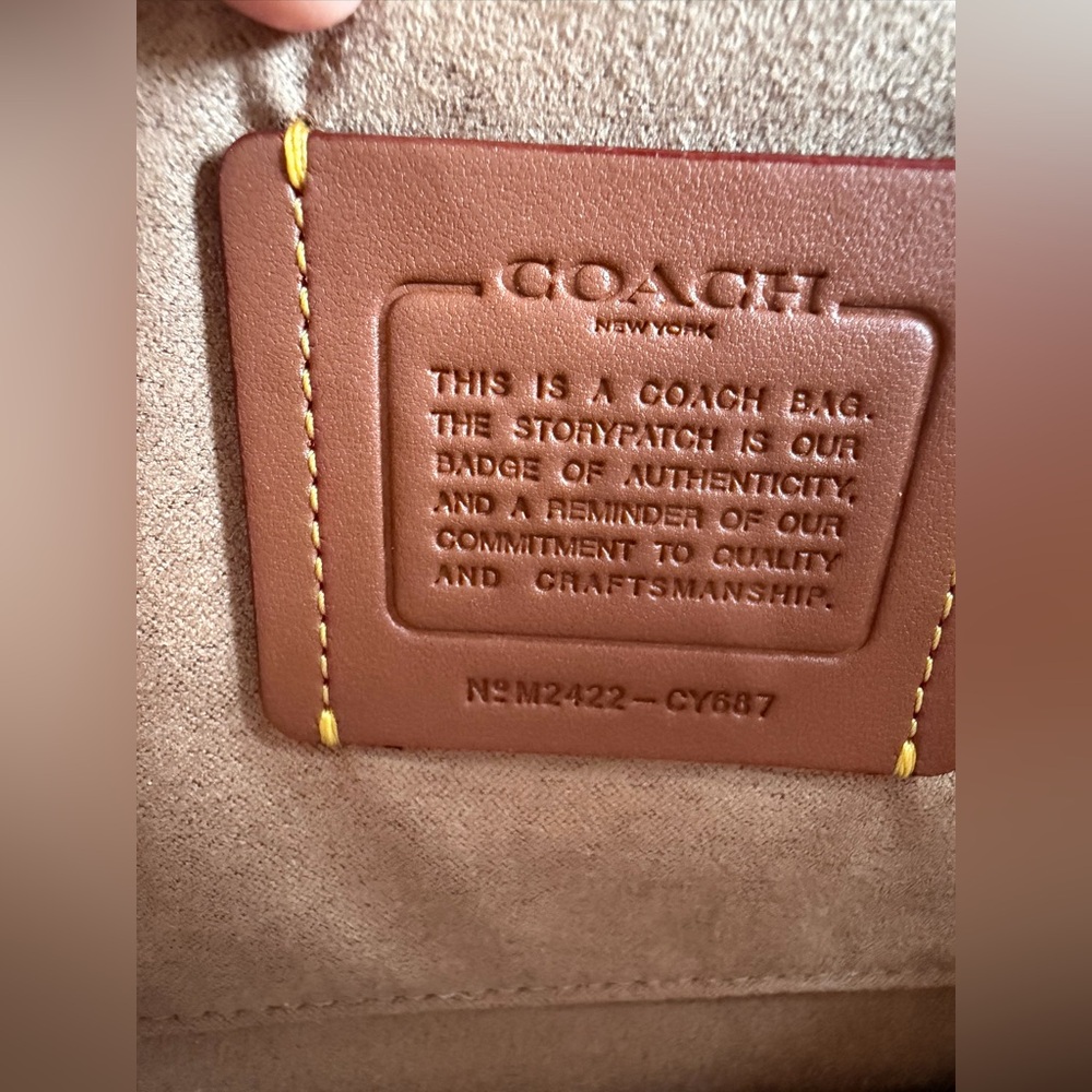 NWT！COACH Klare Top Handle Bag In Signature Canvas（COACH CY687）fast - Picture 7 of 10